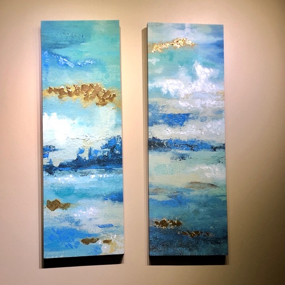 Wall canvas - 2 piece set - Picture 1 of 3